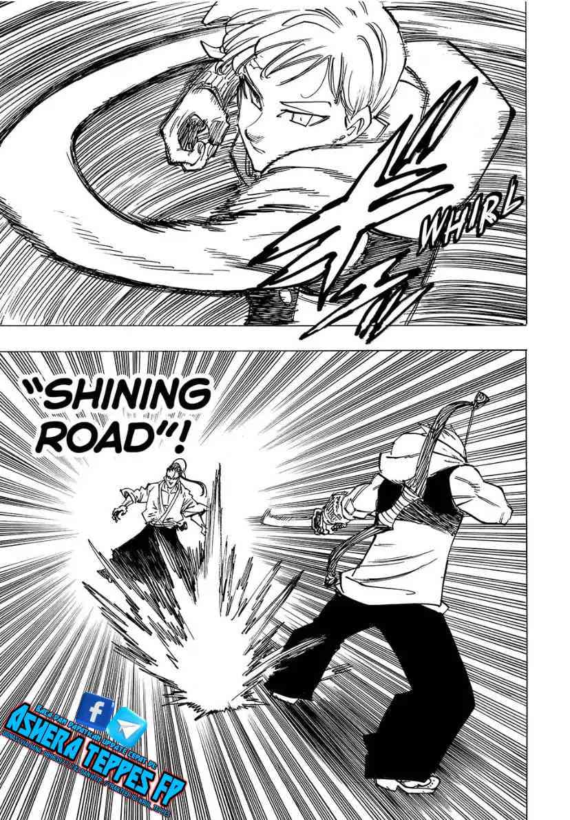 Halaman 10 dari Mokushiroku no Yonkishi Chapter 124