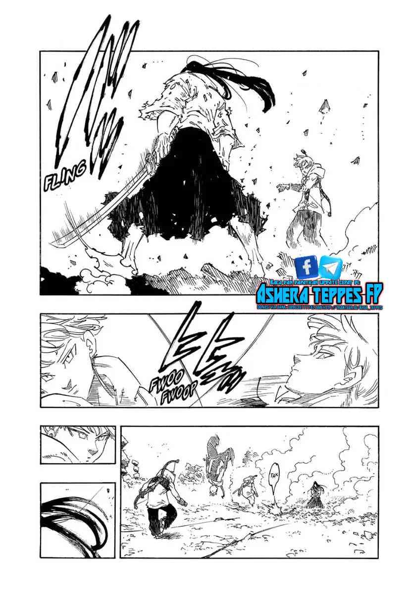 Halaman 14 dari Mokushiroku no Yonkishi Chapter 124