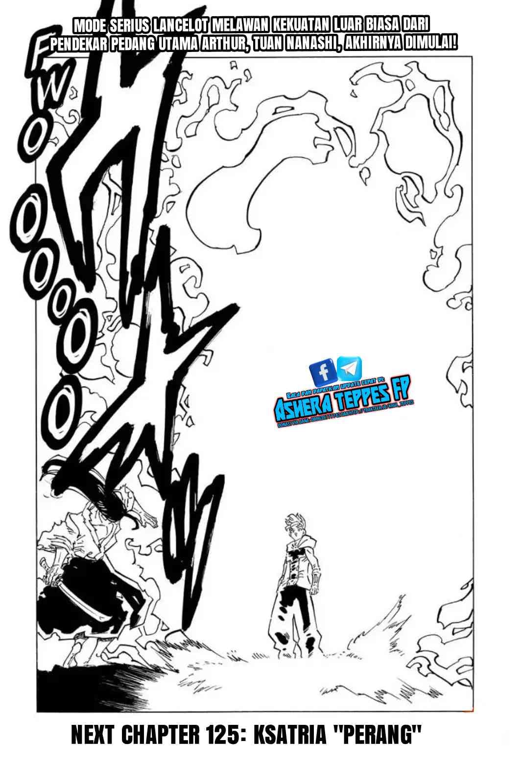 Halaman 21 dari Mokushiroku no Yonkishi Chapter 124