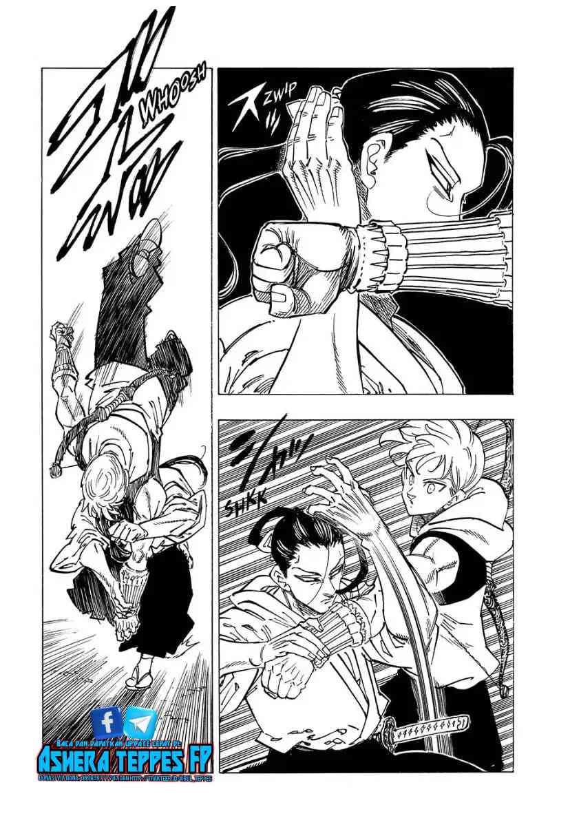 Halaman 7 dari Mokushiroku no Yonkishi Chapter 124