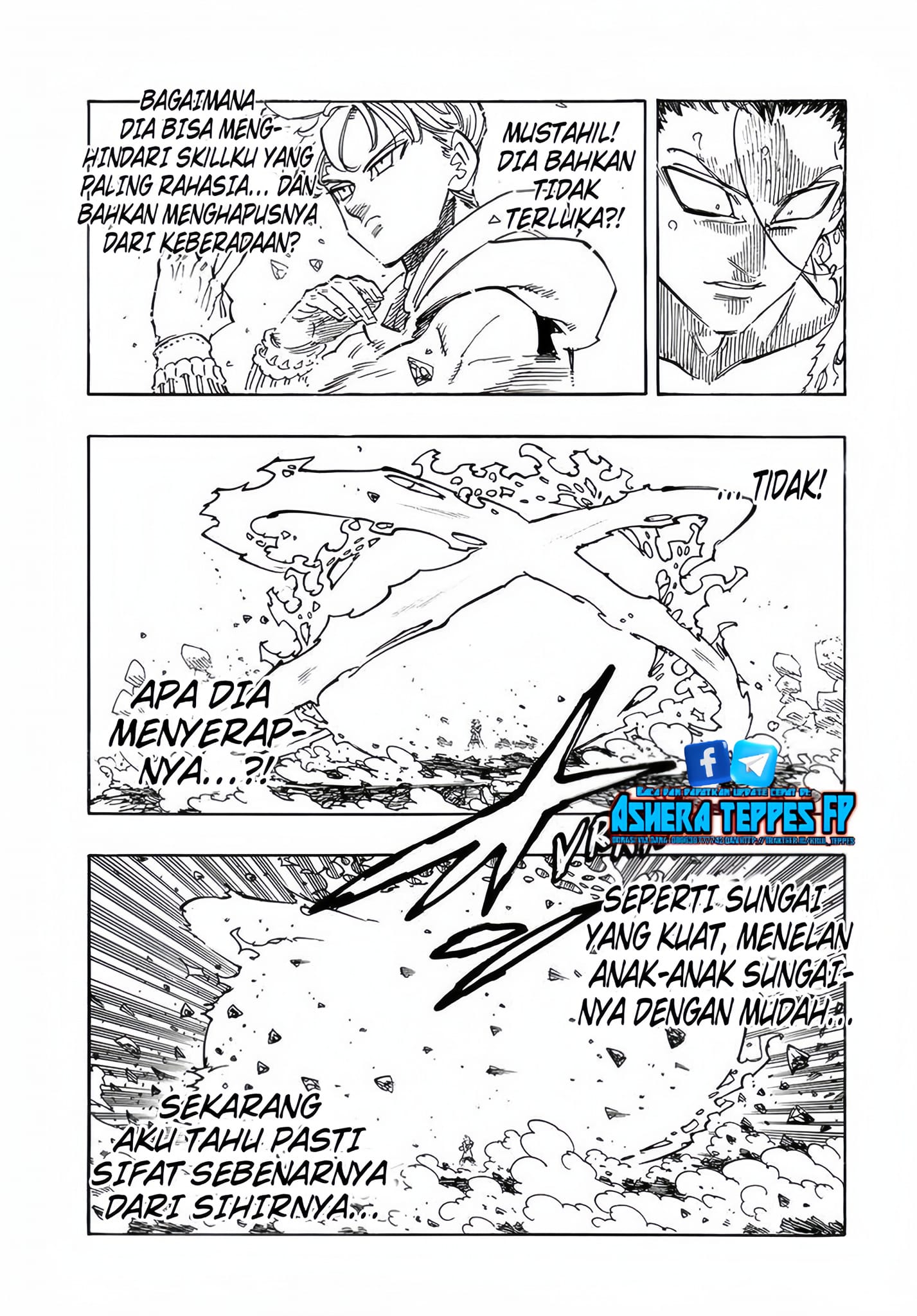 Halaman 11 dari Mokushiroku no Yonkishi Chapter 125
