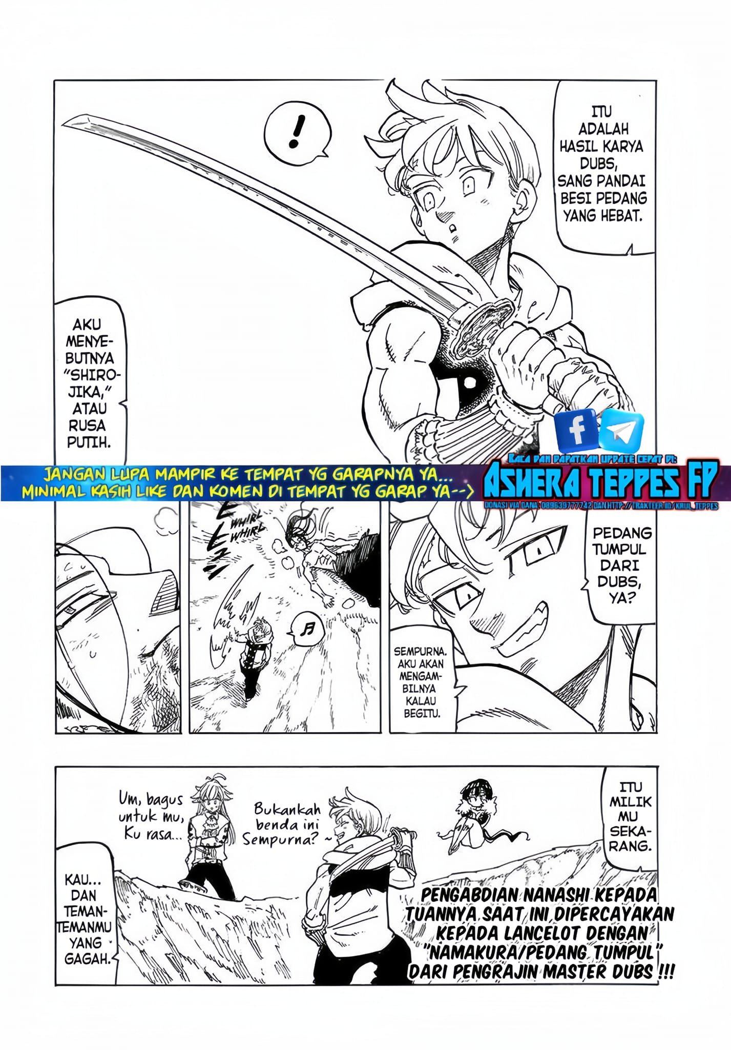 Halaman 19 dari Mokushiroku no Yonkishi Chapter 125