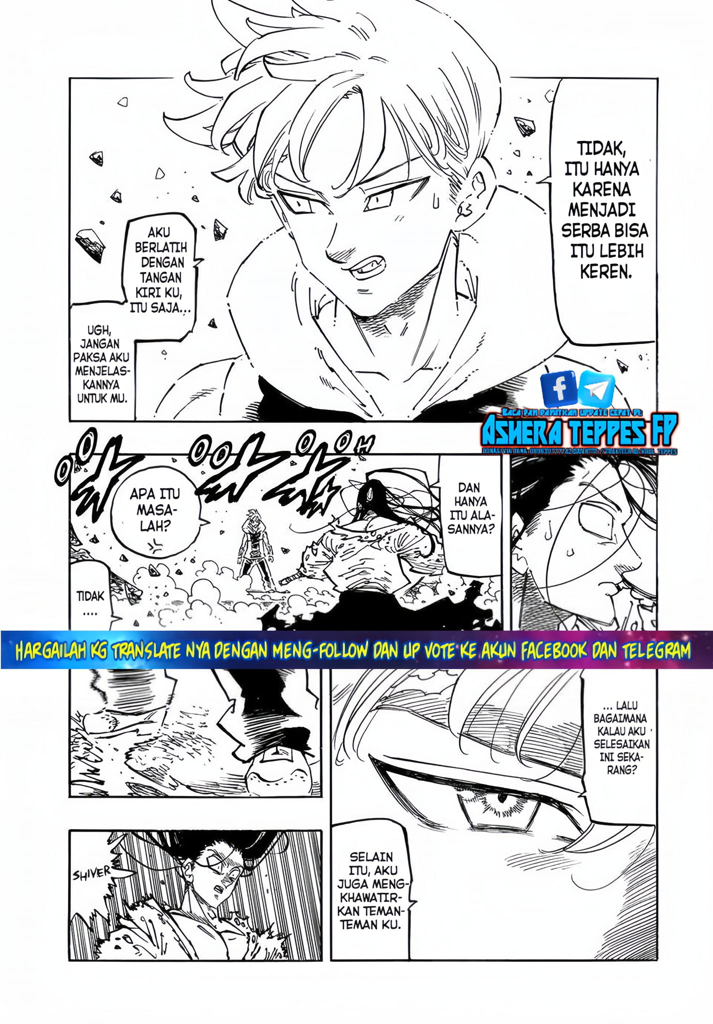 Halaman 4 dari Mokushiroku no Yonkishi Chapter 125