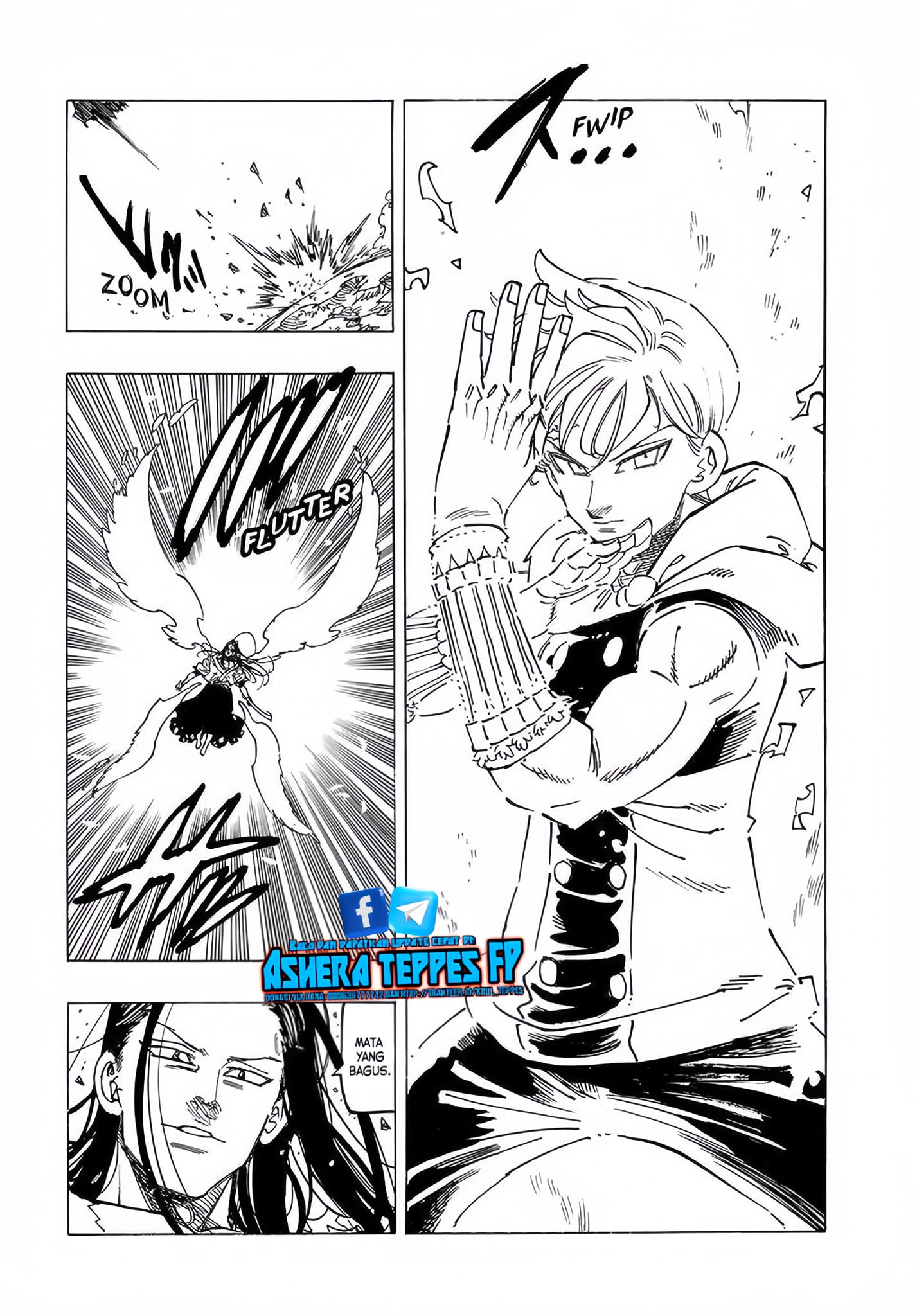 Halaman 5 dari Mokushiroku no Yonkishi Chapter 125