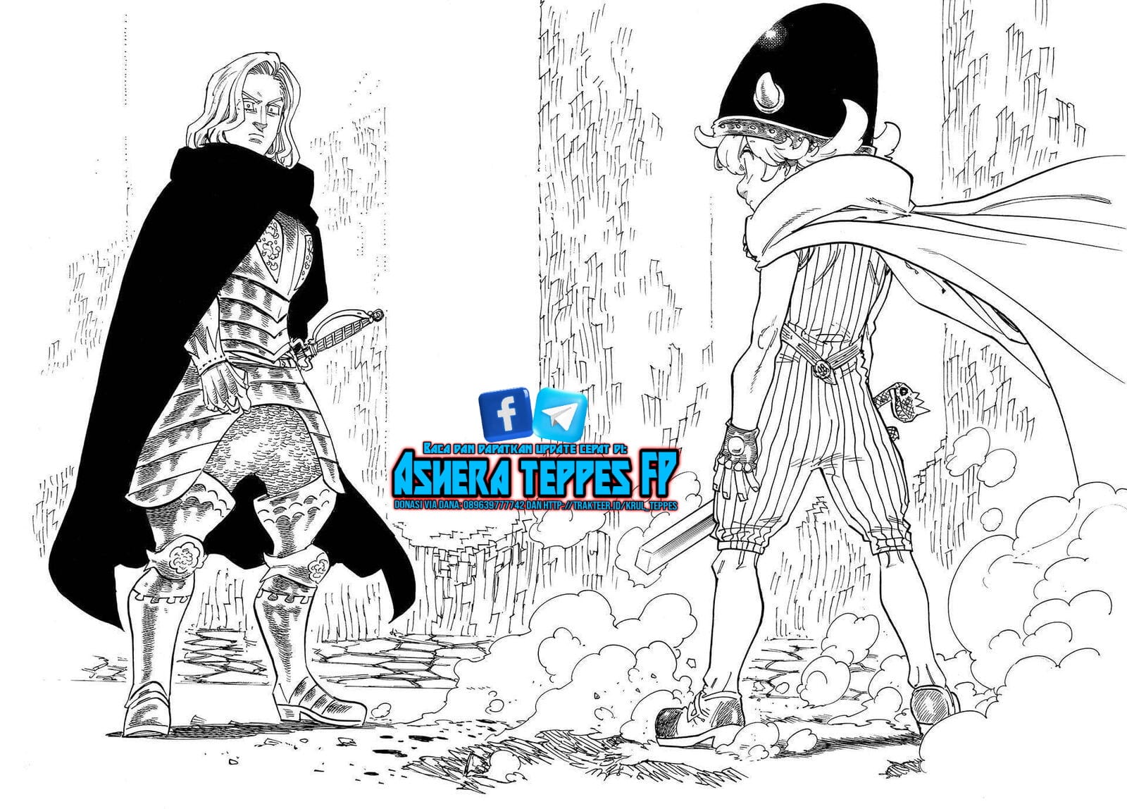 Halaman 13 dari Mokushiroku no Yonkishi Chapter 126