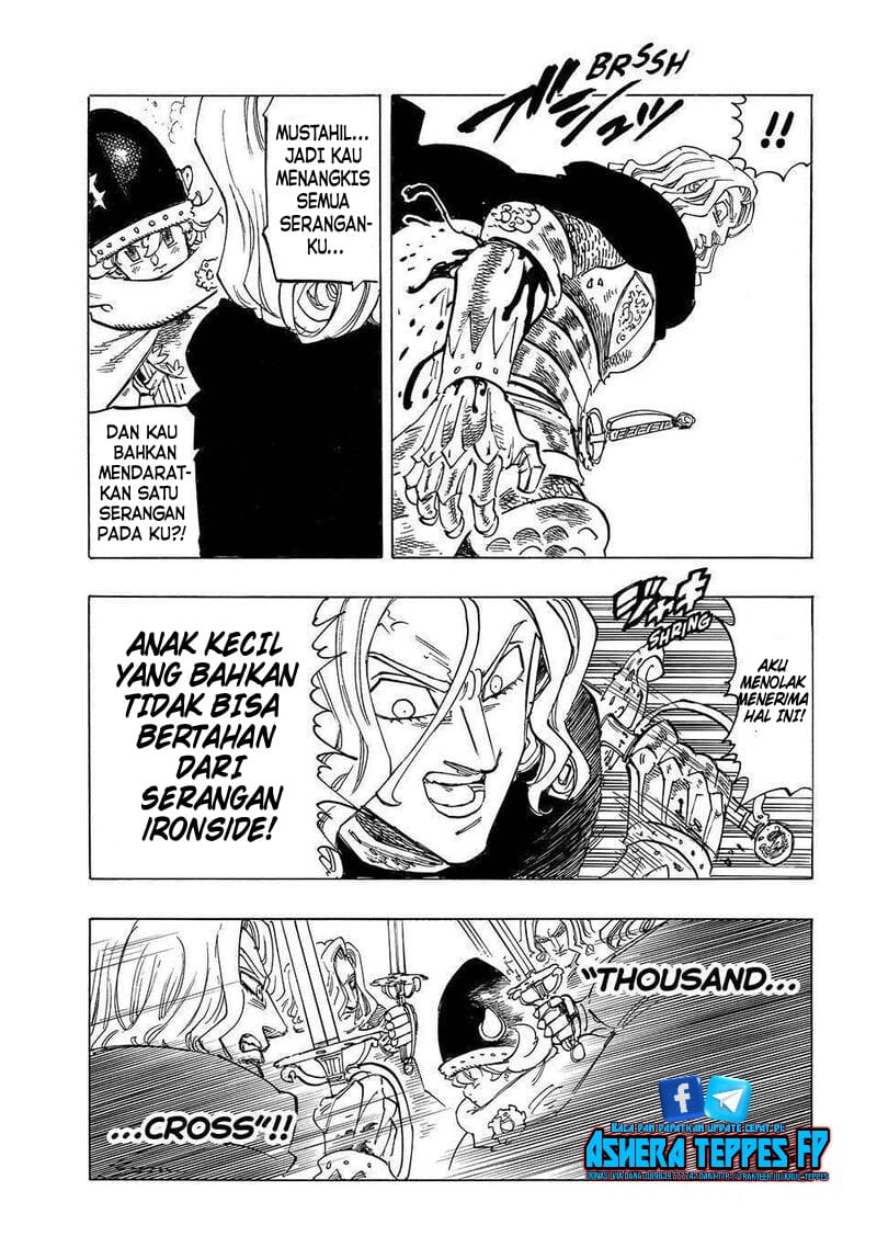 Halaman 15 dari Mokushiroku no Yonkishi Chapter 126