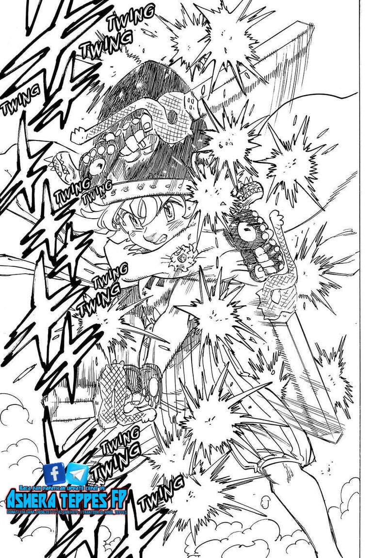 Halaman 17 dari Mokushiroku no Yonkishi Chapter 126