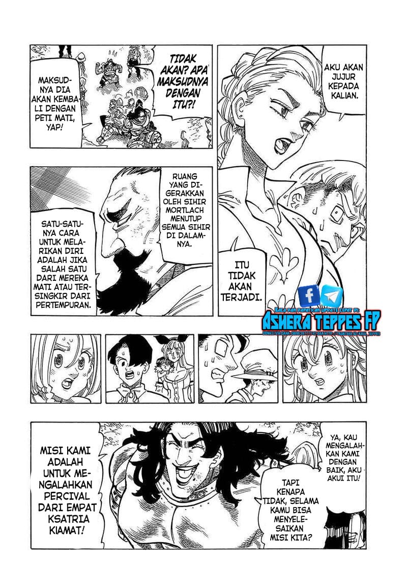 Halaman 9 dari Mokushiroku no Yonkishi Chapter 126