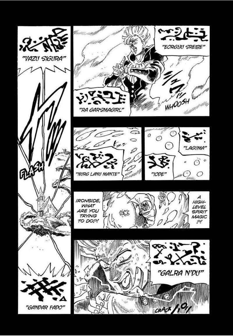 Halaman 10 dari Mokushiroku no Yonkishi Chapter 127
