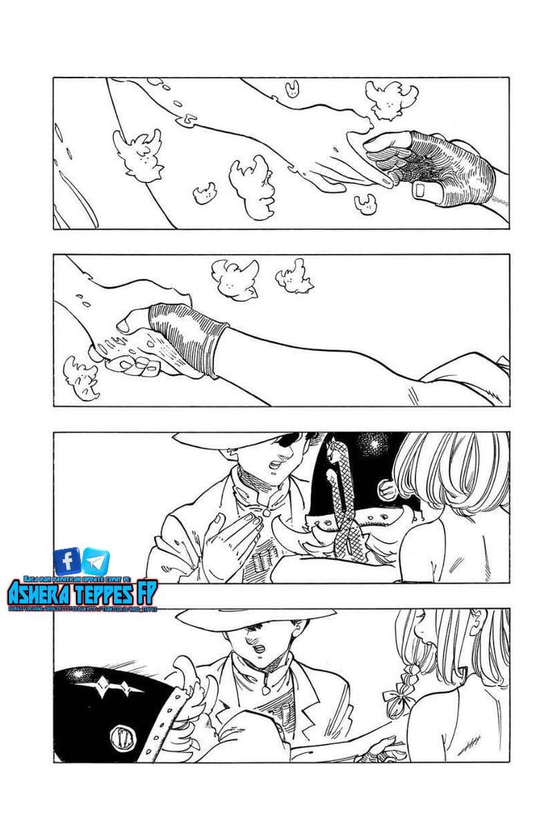 Halaman 10 dari Mokushiroku no Yonkishi Chapter 128