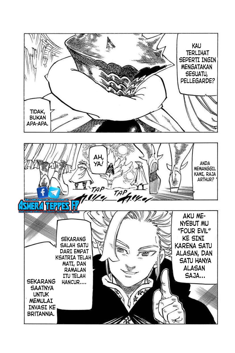 Halaman 18 dari Mokushiroku no Yonkishi Chapter 128