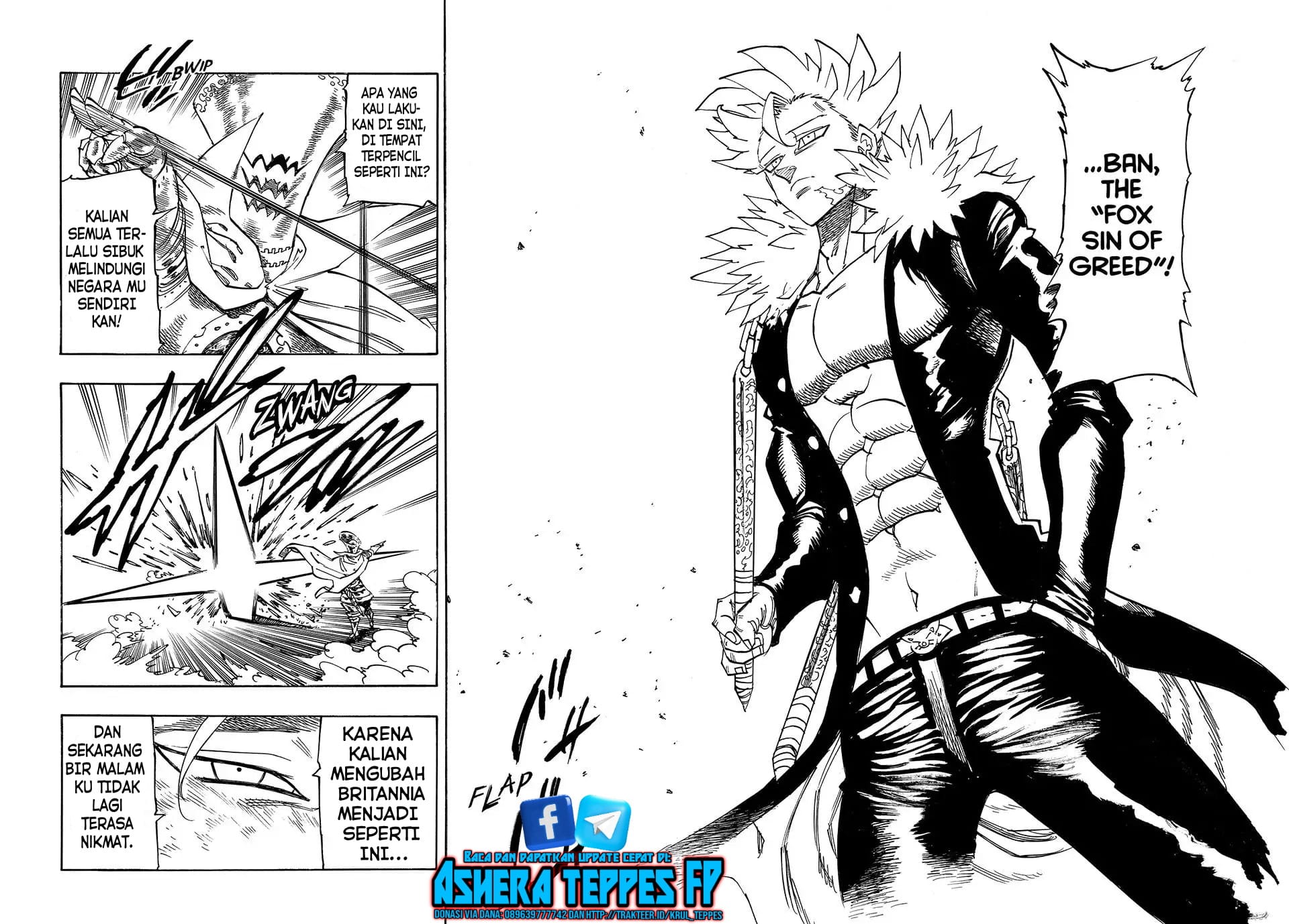 Halaman 19 dari Mokushiroku no Yonkishi Chapter 129