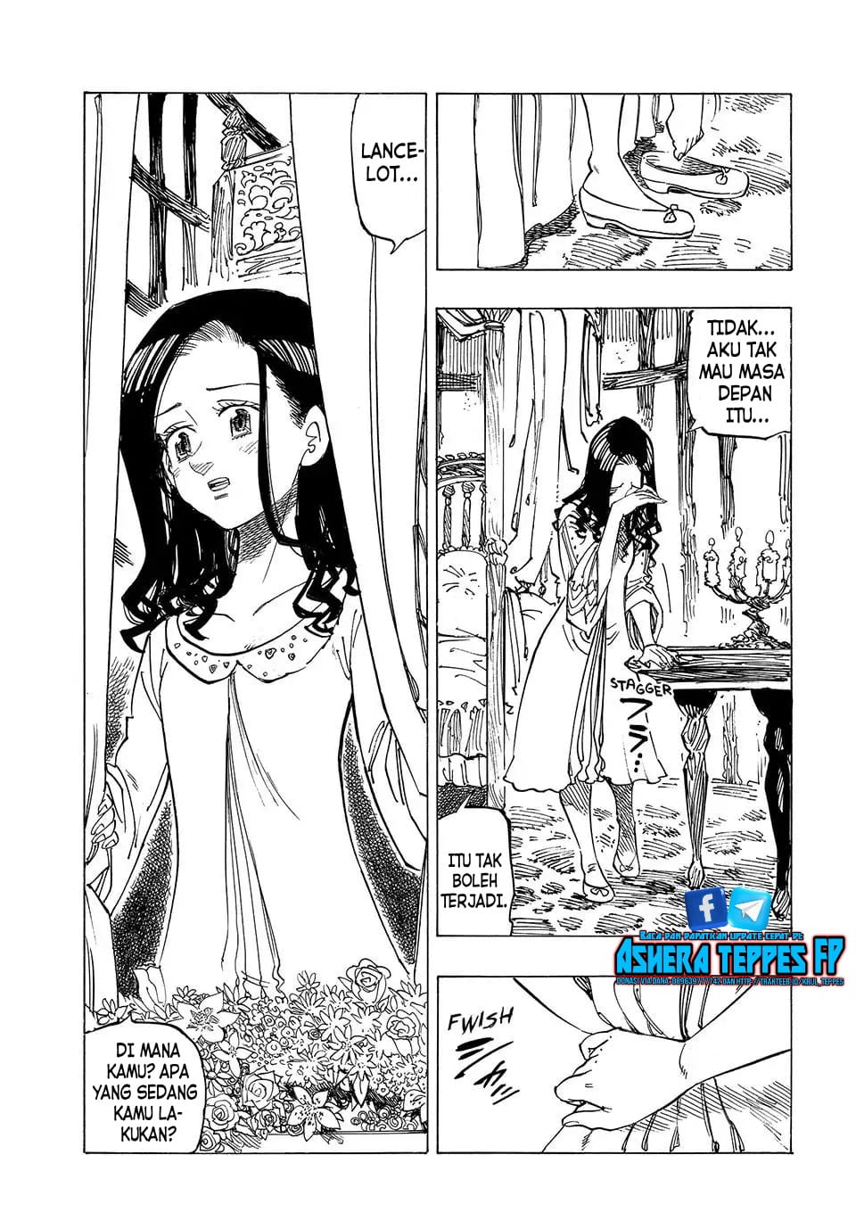Halaman 7 dari Mokushiroku no Yonkishi Chapter 129