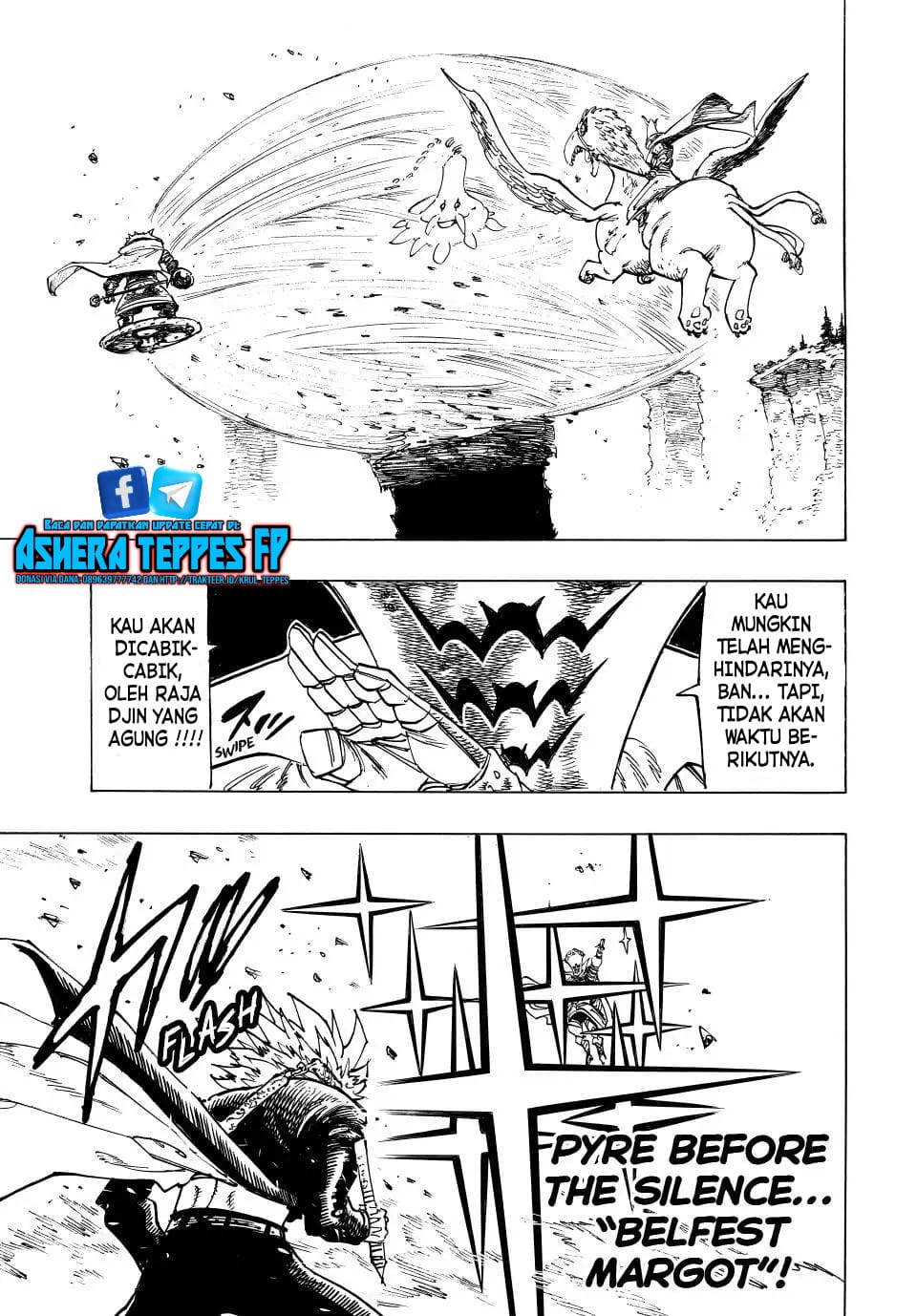 Halaman 11 dari Mokushiroku no Yonkishi Chapter 130
