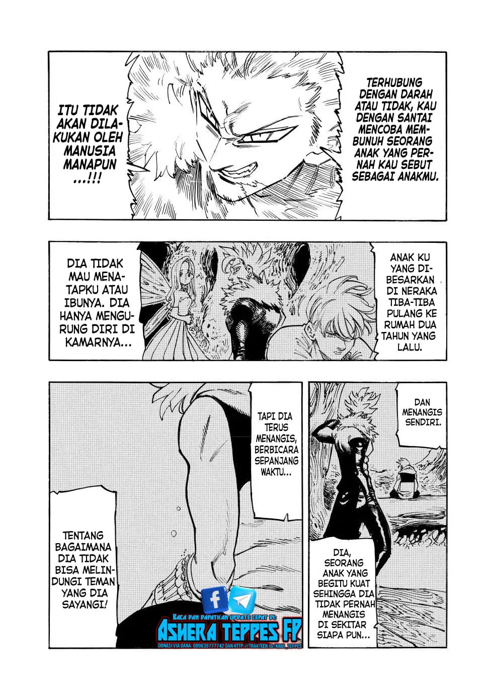 Halaman 17 dari Mokushiroku no Yonkishi Chapter 130