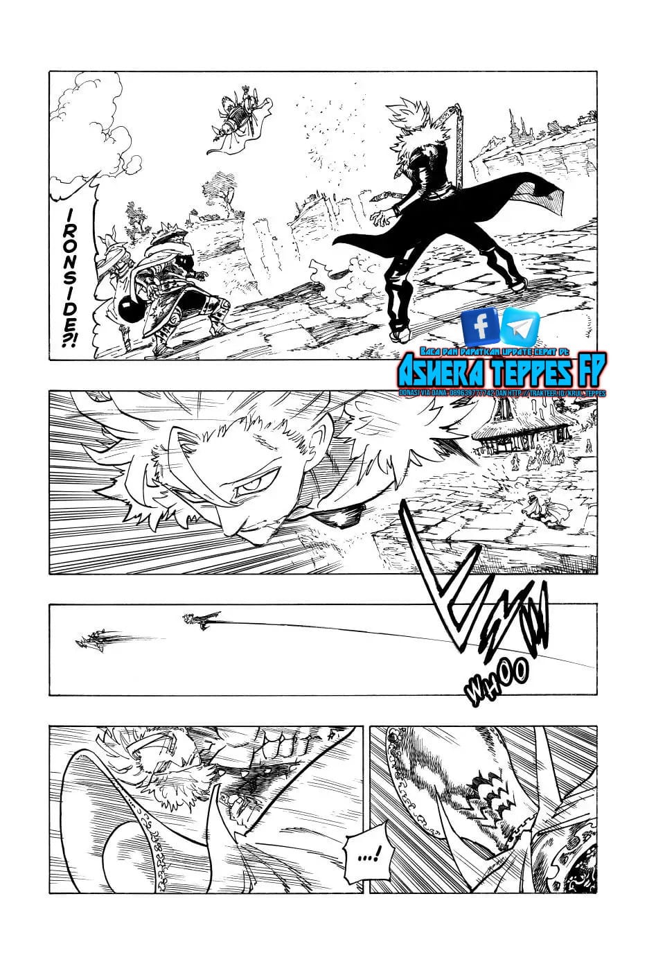 Halaman 3 dari Mokushiroku no Yonkishi Chapter 130