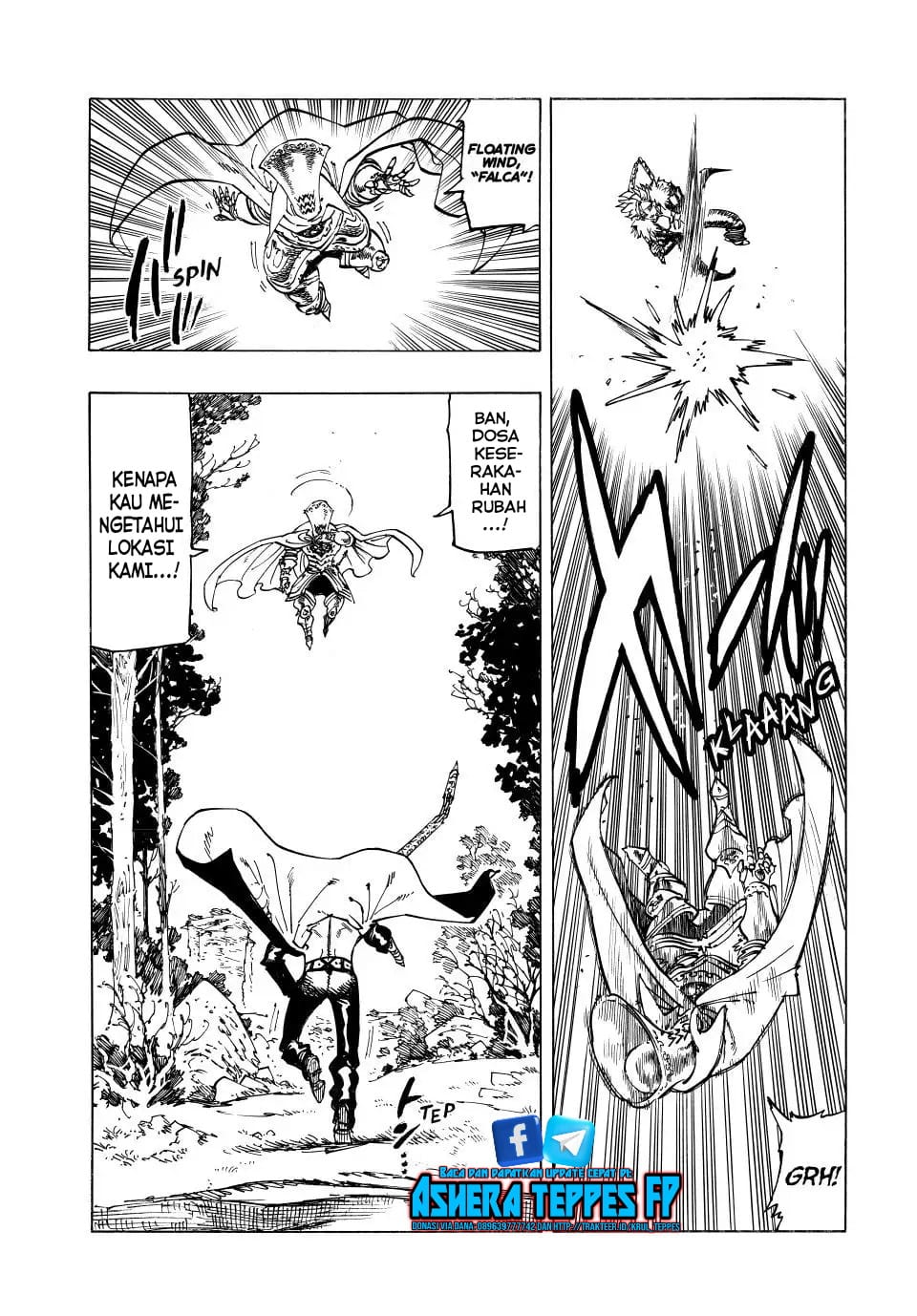 Halaman 4 dari Mokushiroku no Yonkishi Chapter 130