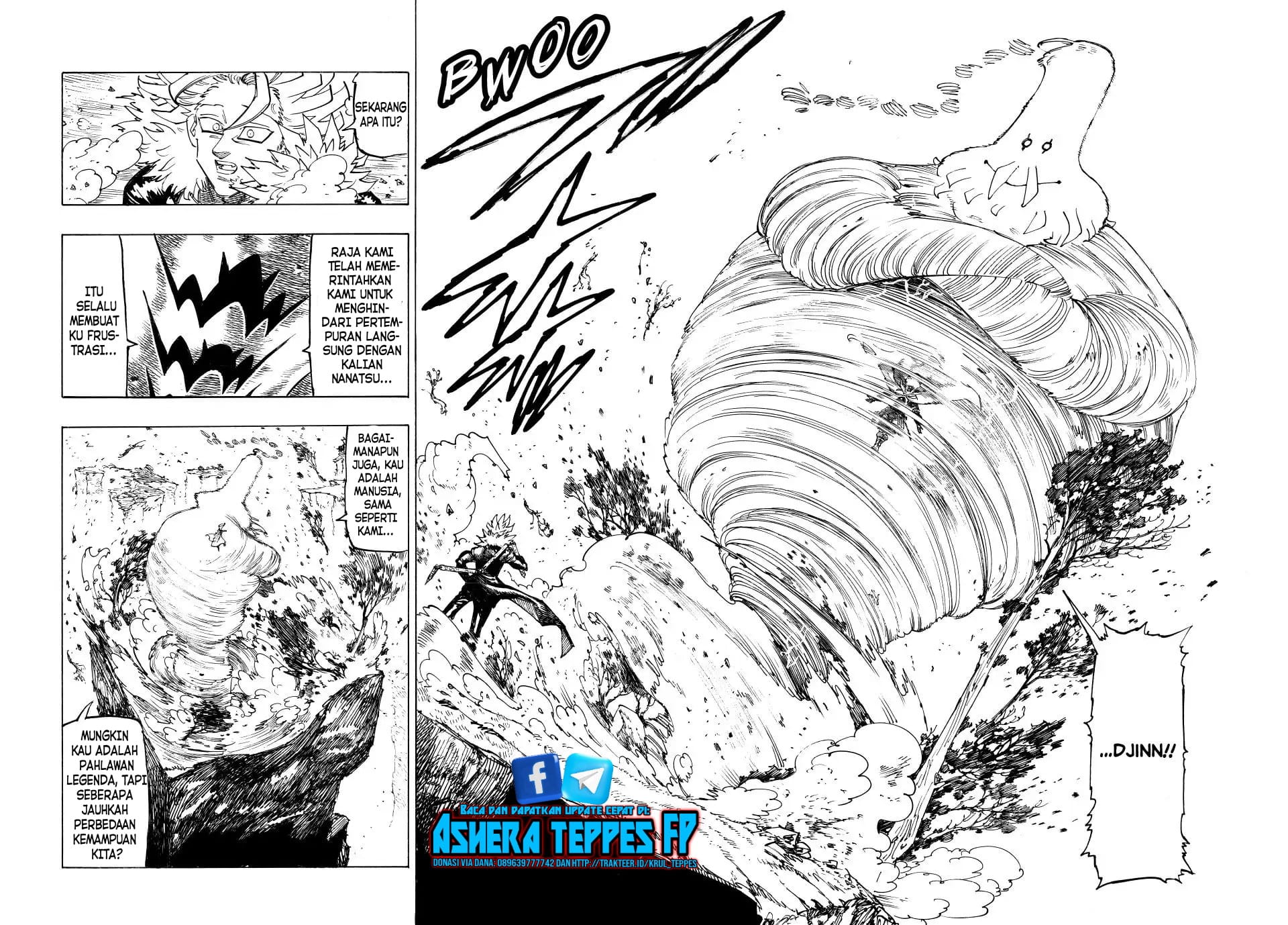 Halaman 7 dari Mokushiroku no Yonkishi Chapter 130