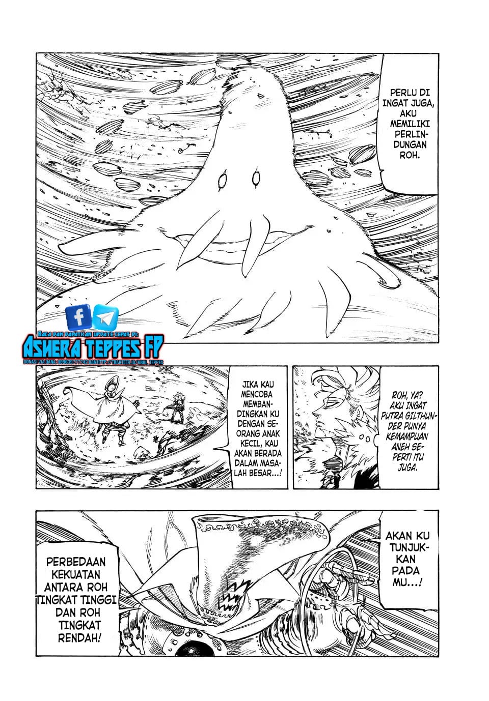 Halaman 8 dari Mokushiroku no Yonkishi Chapter 130