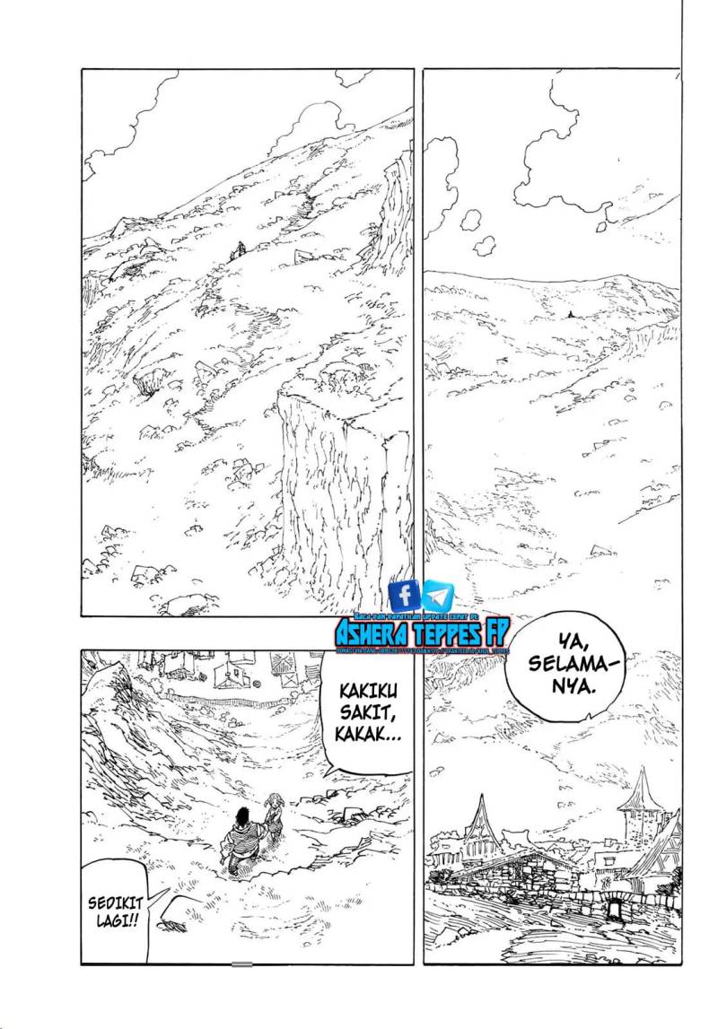 Halaman 10 dari Mokushiroku no Yonkishi Chapter 131