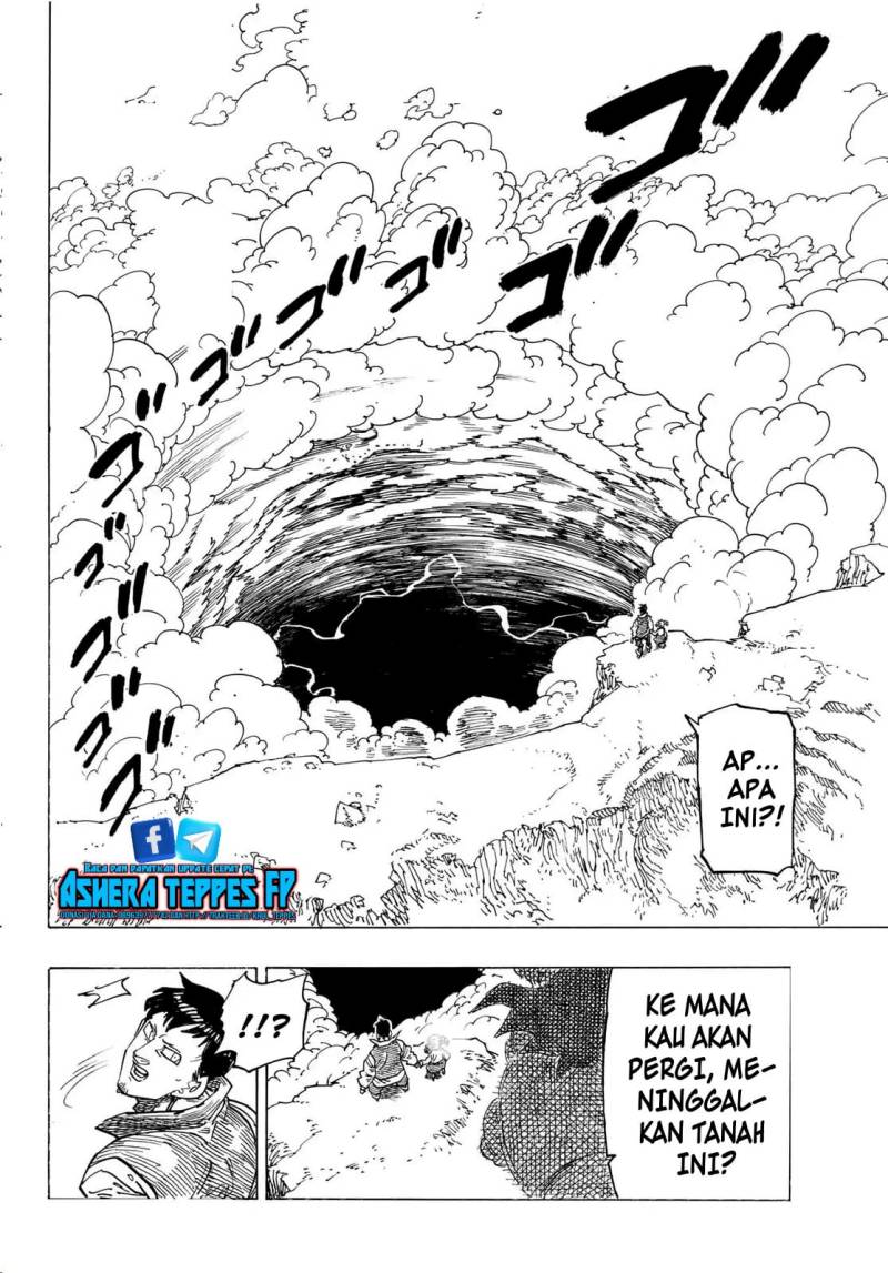 Halaman 13 dari Mokushiroku no Yonkishi Chapter 131