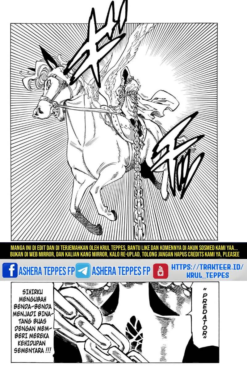Halaman 17 dari Mokushiroku no Yonkishi Chapter 131