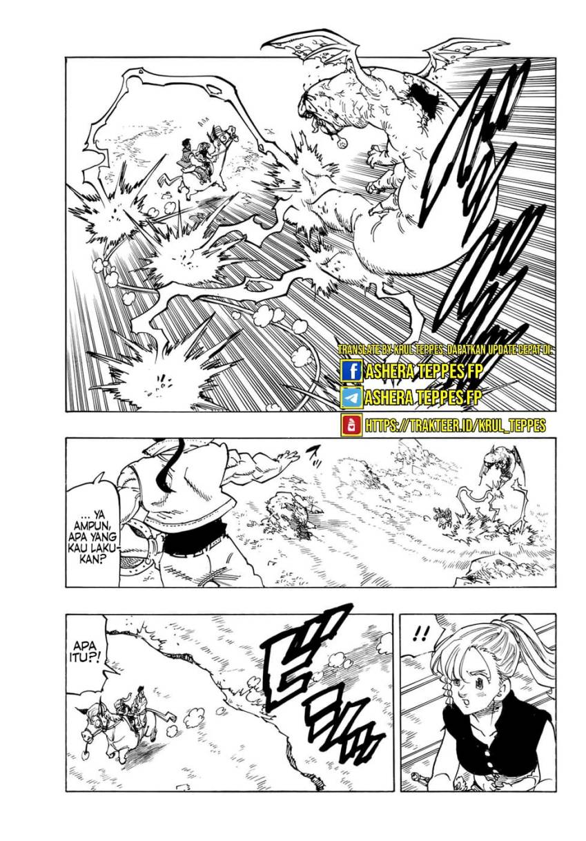 Halaman 14 dari Mokushiroku no Yonkishi Chapter 132