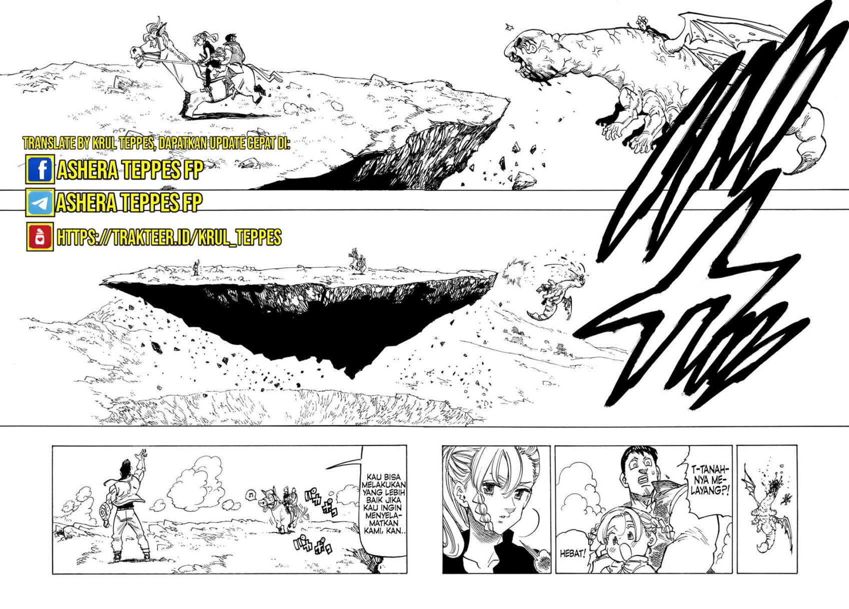 Halaman 15 dari Mokushiroku no Yonkishi Chapter 132