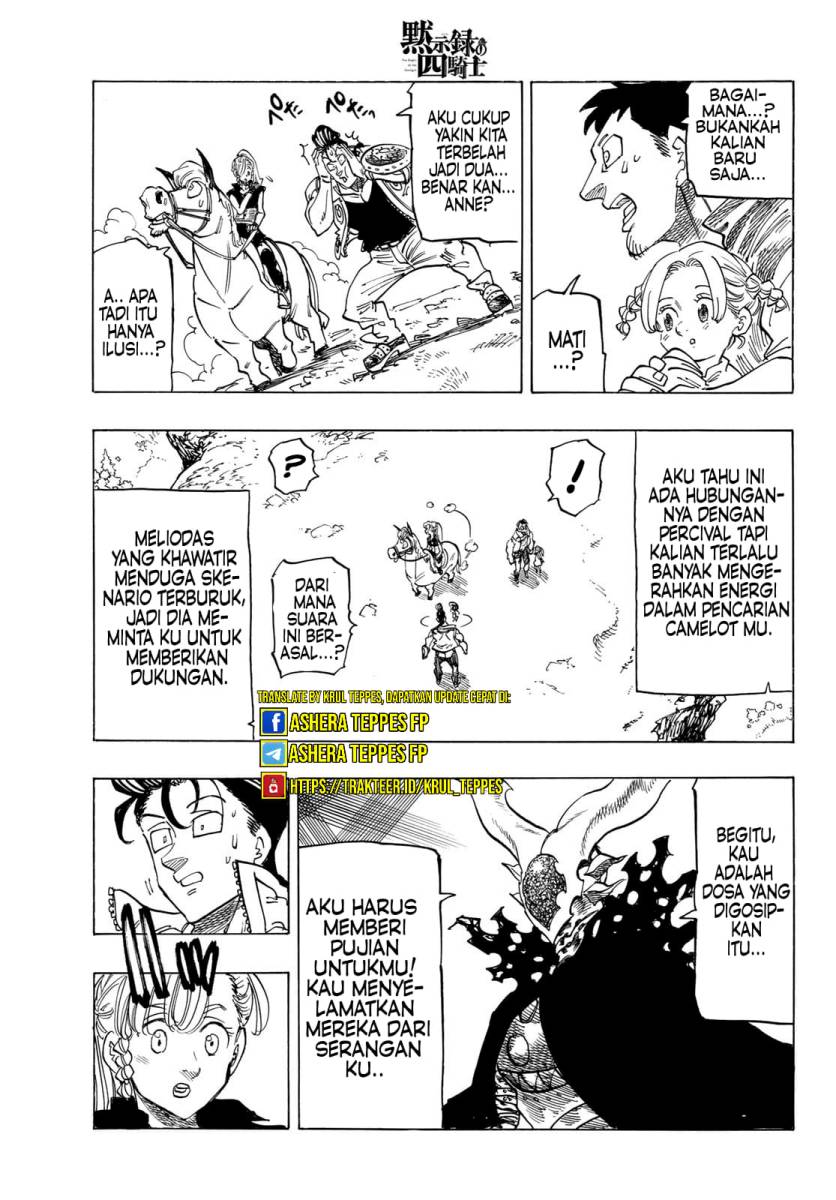 Halaman 12 dari Mokushiroku no Yonkishi Chapter 133