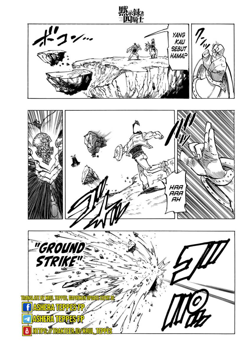 Halaman 4 dari Mokushiroku no Yonkishi Chapter 133