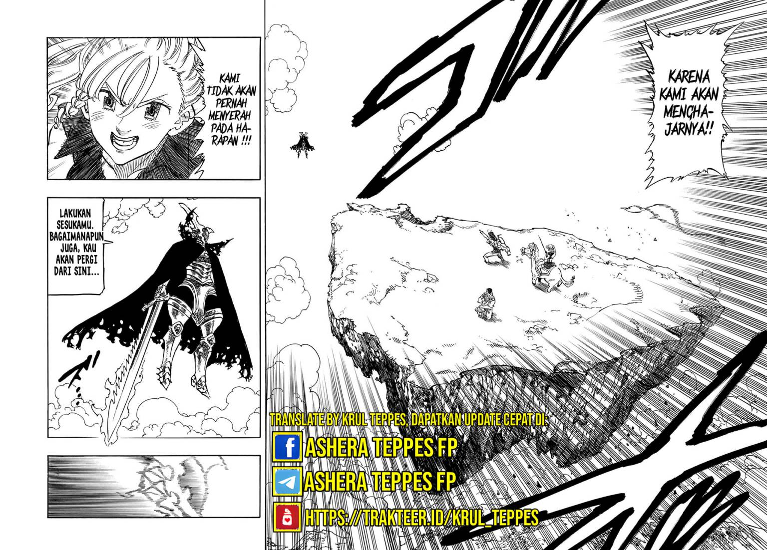 Halaman 7 dari Mokushiroku no Yonkishi Chapter 133