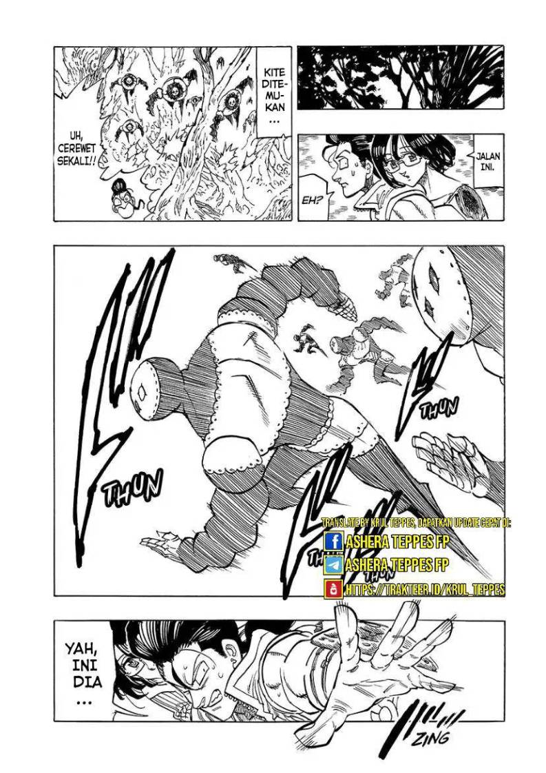 Halaman 10 dari Mokushiroku no Yonkishi Chapter 136