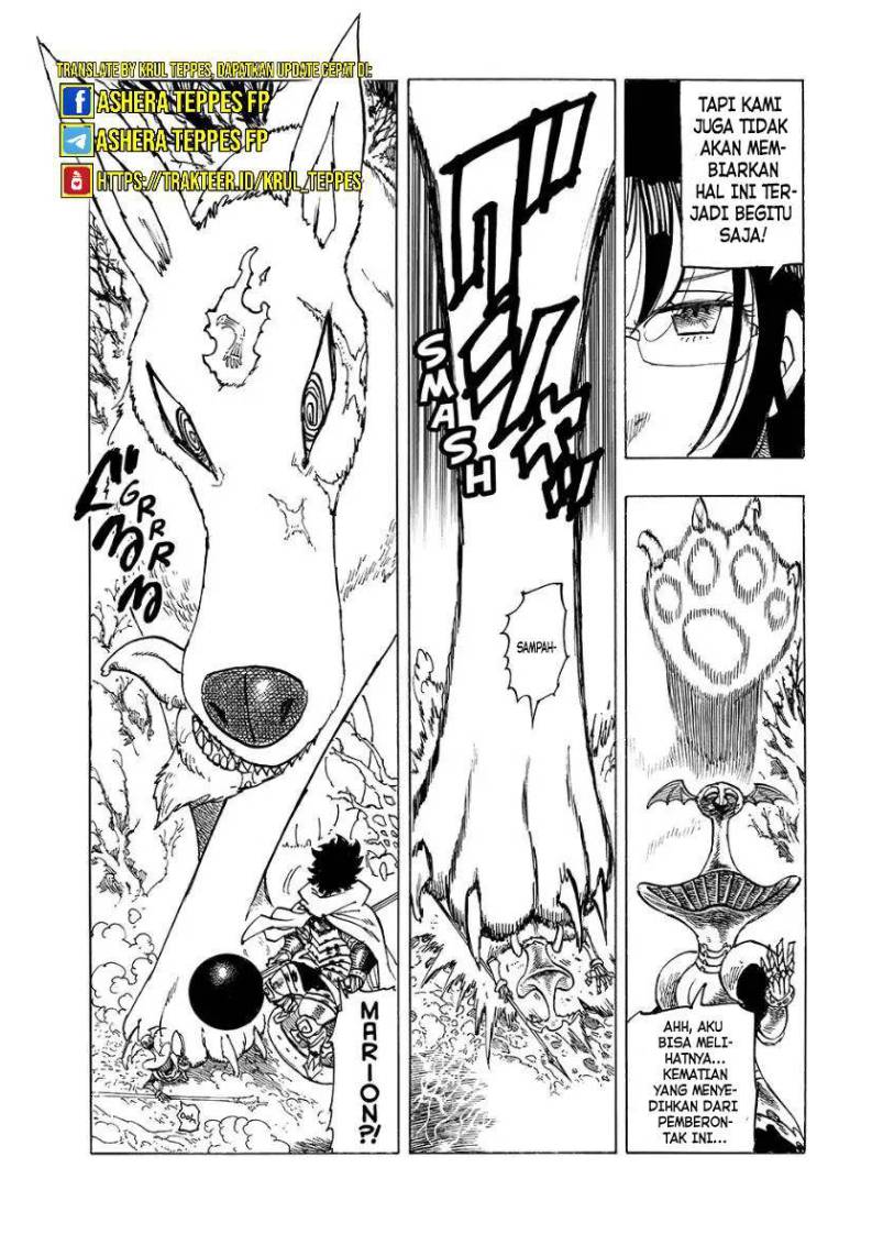 Halaman 14 dari Mokushiroku no Yonkishi Chapter 136