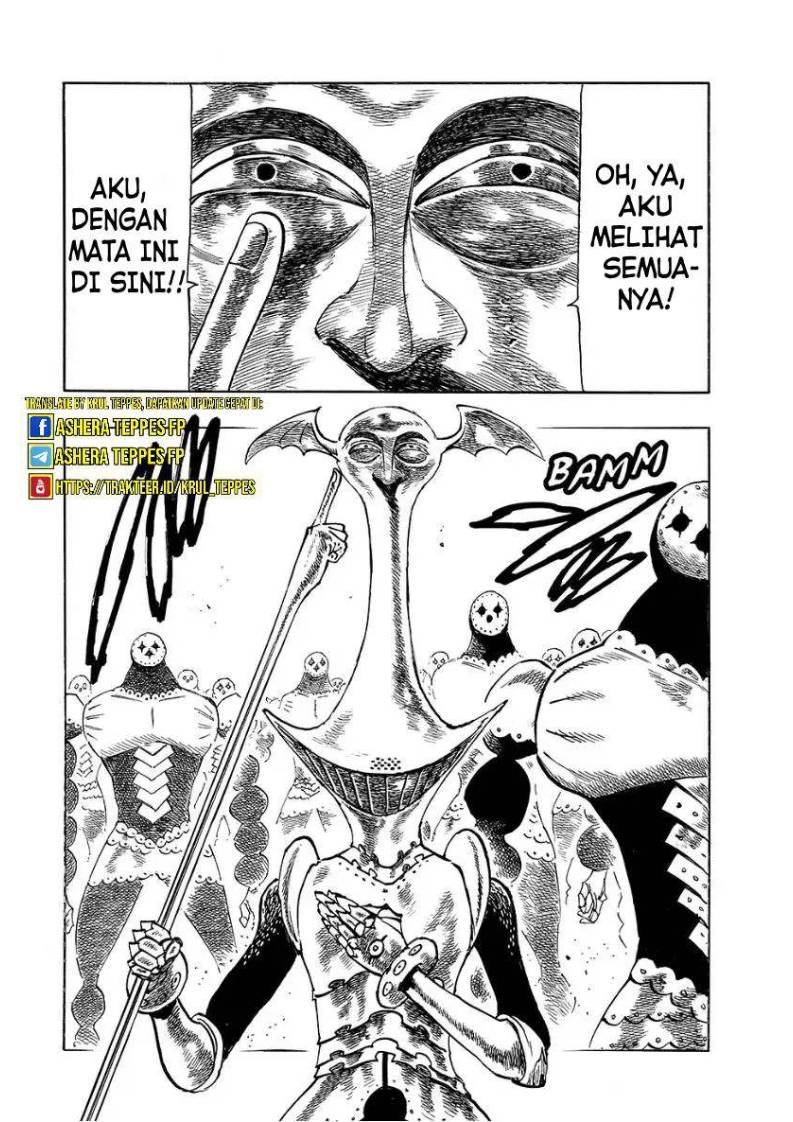 Halaman 5 dari Mokushiroku no Yonkishi Chapter 136
