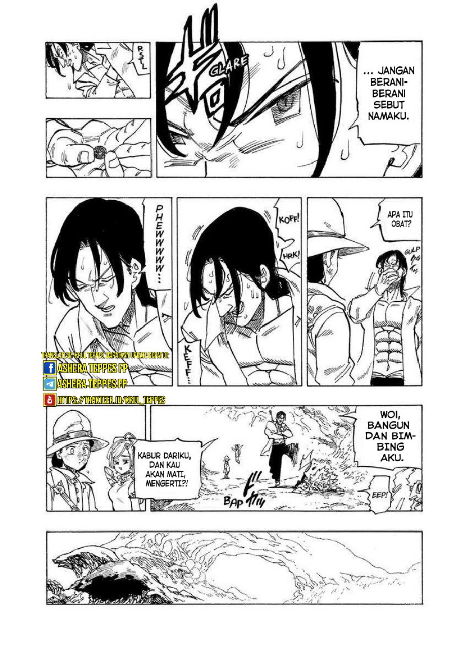 Halaman 14 dari Mokushiroku no Yonkishi Chapter 139