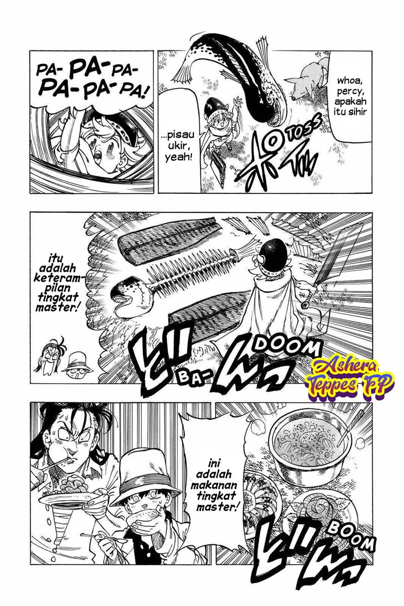 Halaman 12 dari Mokushiroku no Yonkishi Chapter 14