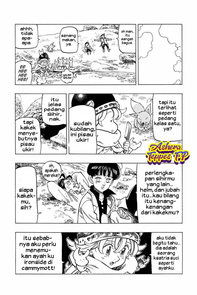 Halaman 13 dari Mokushiroku no Yonkishi Chapter 14