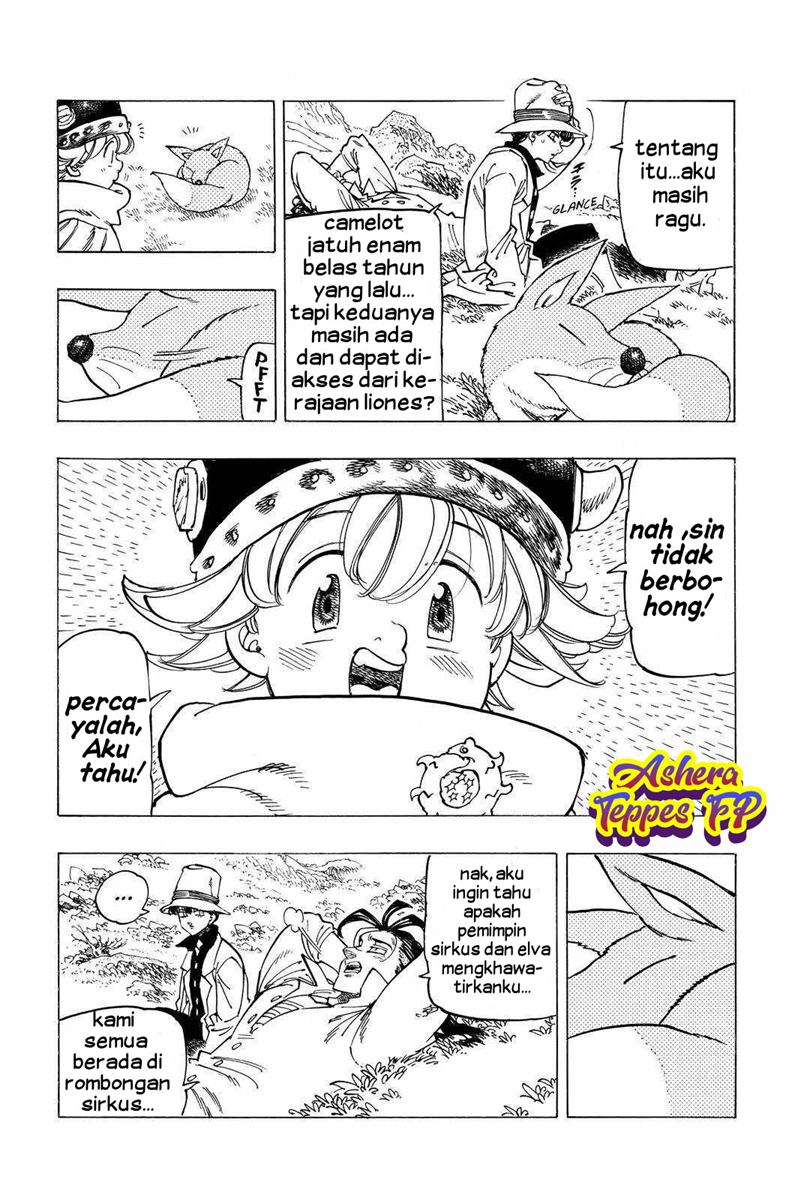 Halaman 14 dari Mokushiroku no Yonkishi Chapter 14