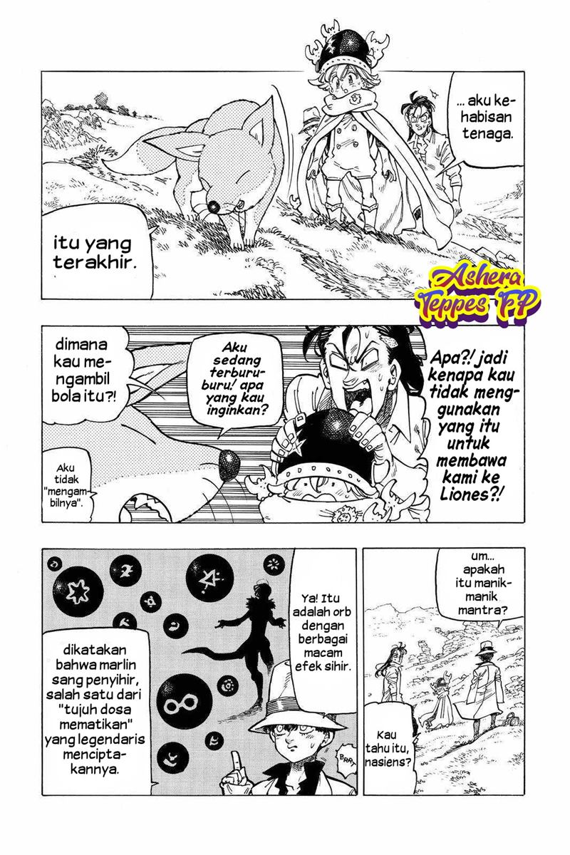 Halaman 16 dari Mokushiroku no Yonkishi Chapter 14