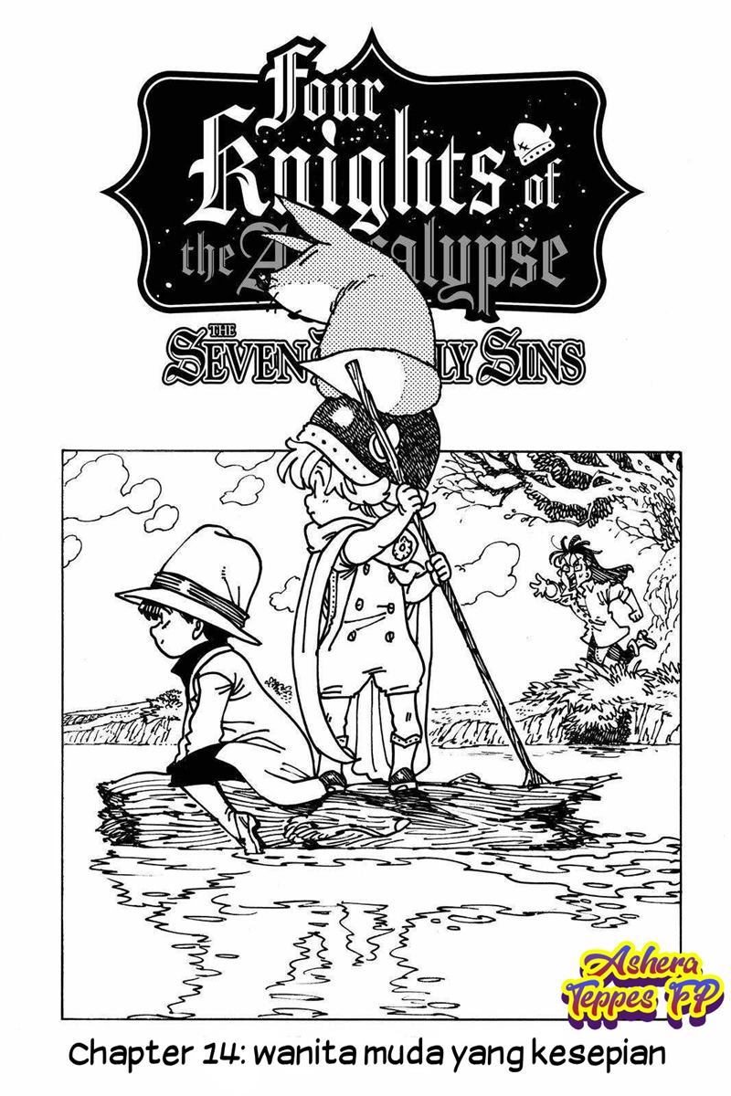 Halaman 3 dari Mokushiroku no Yonkishi Chapter 14