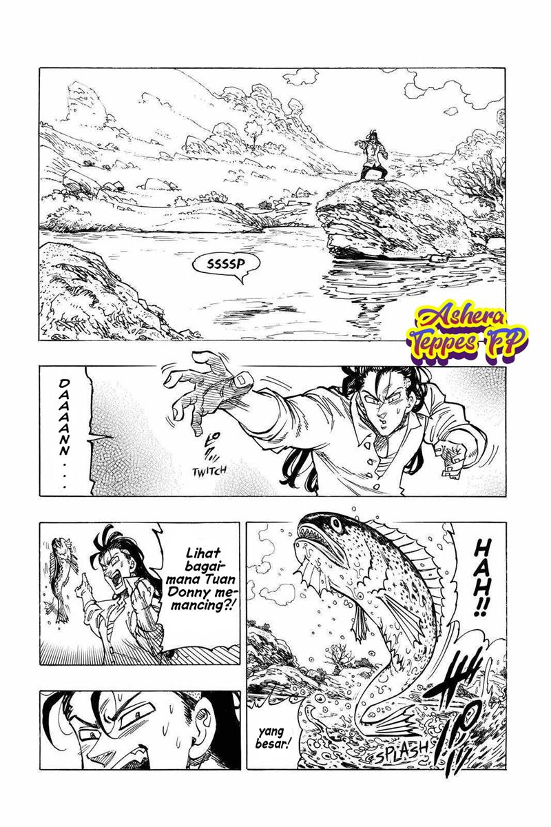 Halaman 8 dari Mokushiroku no Yonkishi Chapter 14