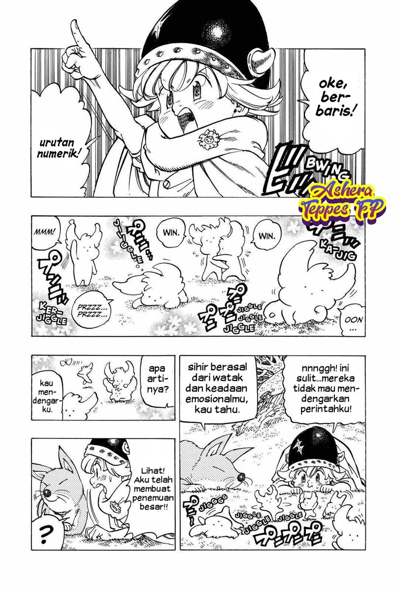 Halaman 9 dari Mokushiroku no Yonkishi Chapter 14