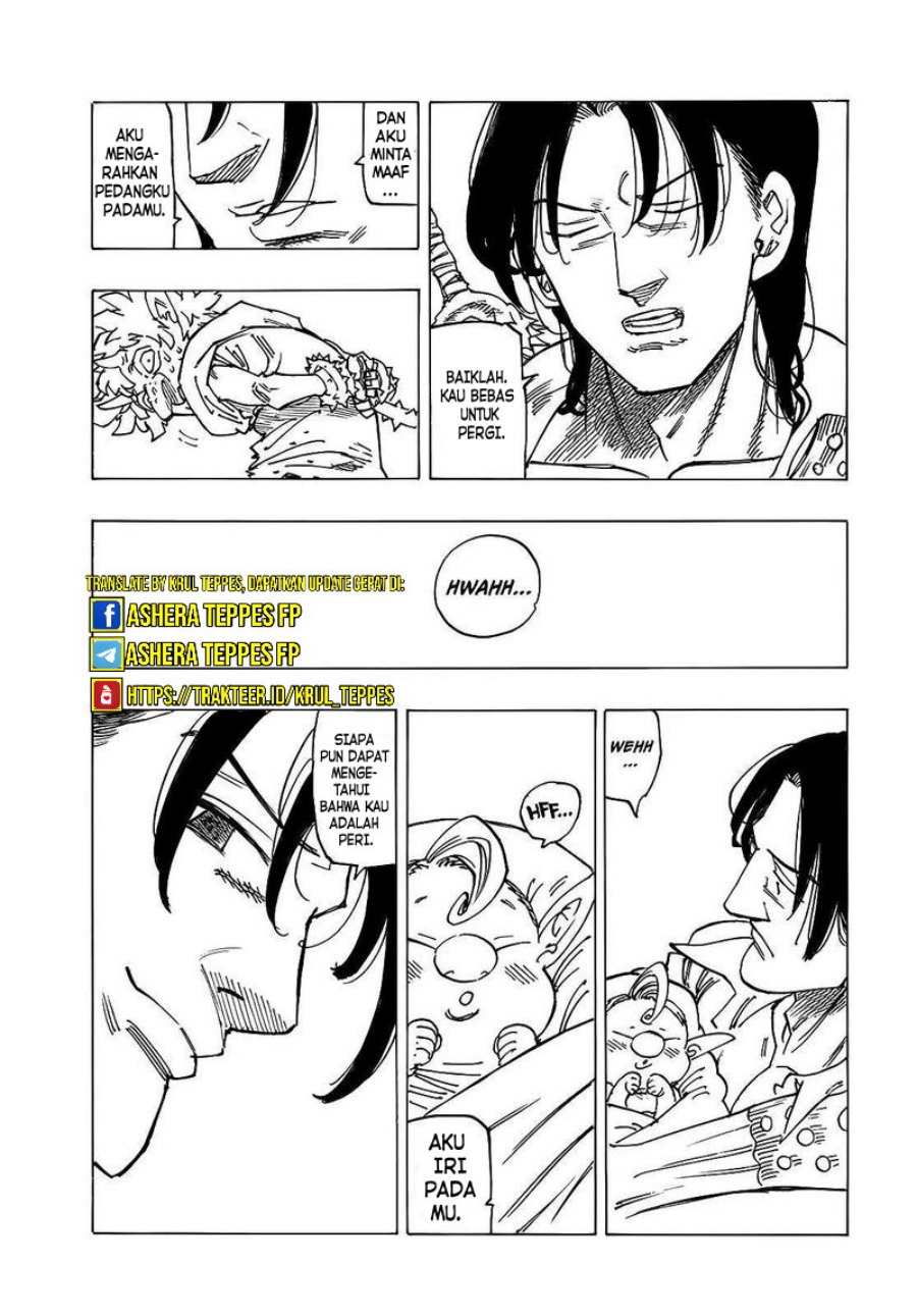 Halaman 14 dari Mokushiroku no Yonkishi Chapter 140