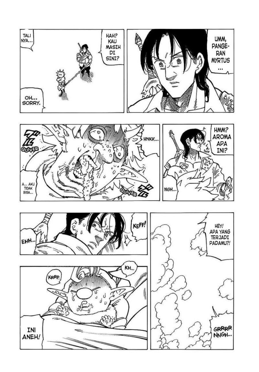 Halaman 19 dari Mokushiroku no Yonkishi Chapter 140