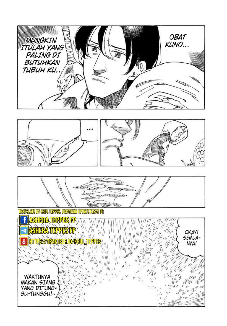 Halaman 13 dari Mokushiroku no Yonkishi Chapter 141