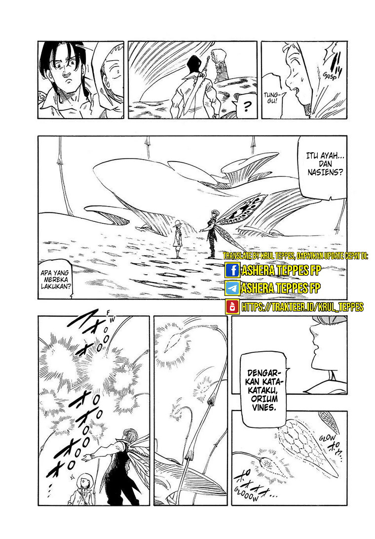 Halaman 12 dari Mokushiroku no Yonkishi Chapter 142