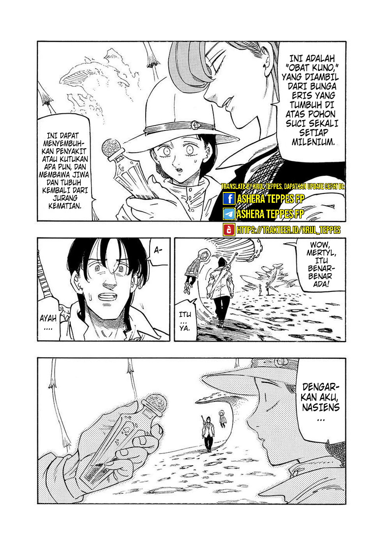Halaman 14 dari Mokushiroku no Yonkishi Chapter 142