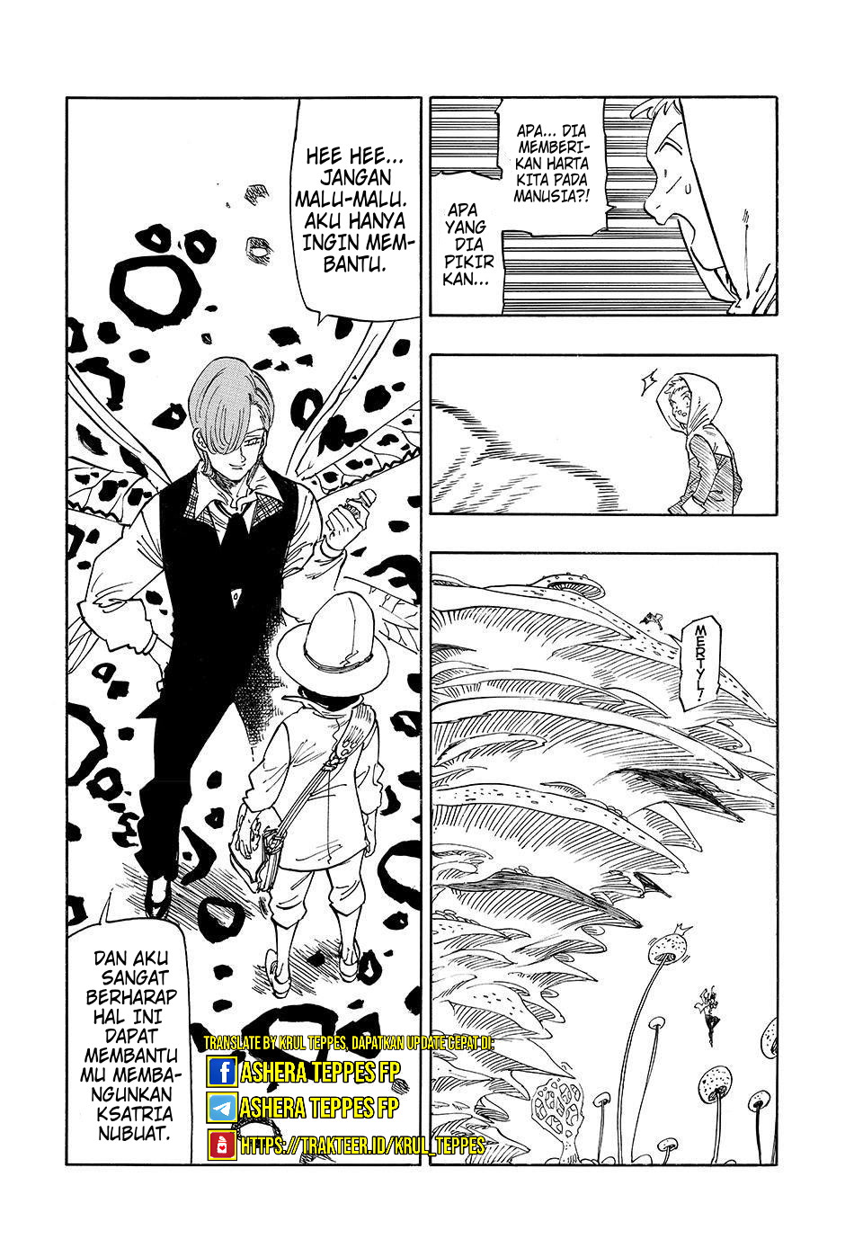 Halaman 17 dari Mokushiroku no Yonkishi Chapter 142