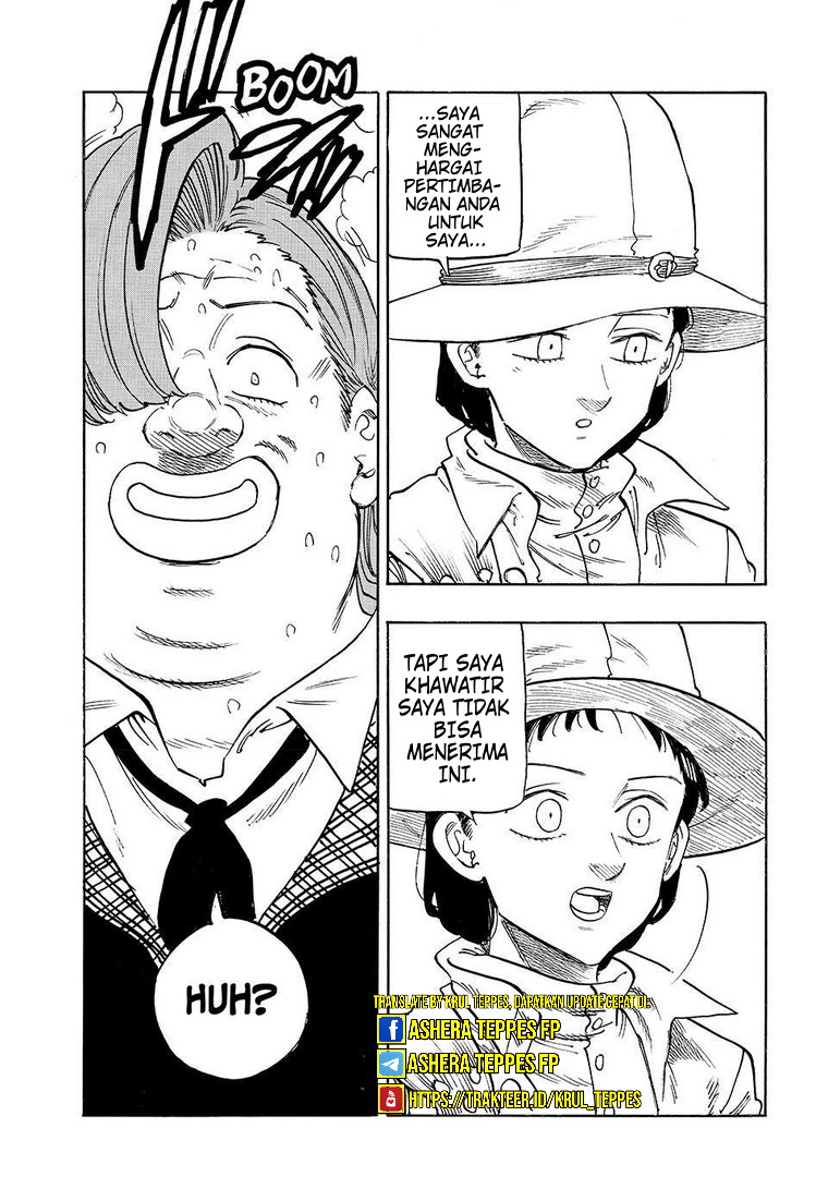 Halaman 18 dari Mokushiroku no Yonkishi Chapter 142