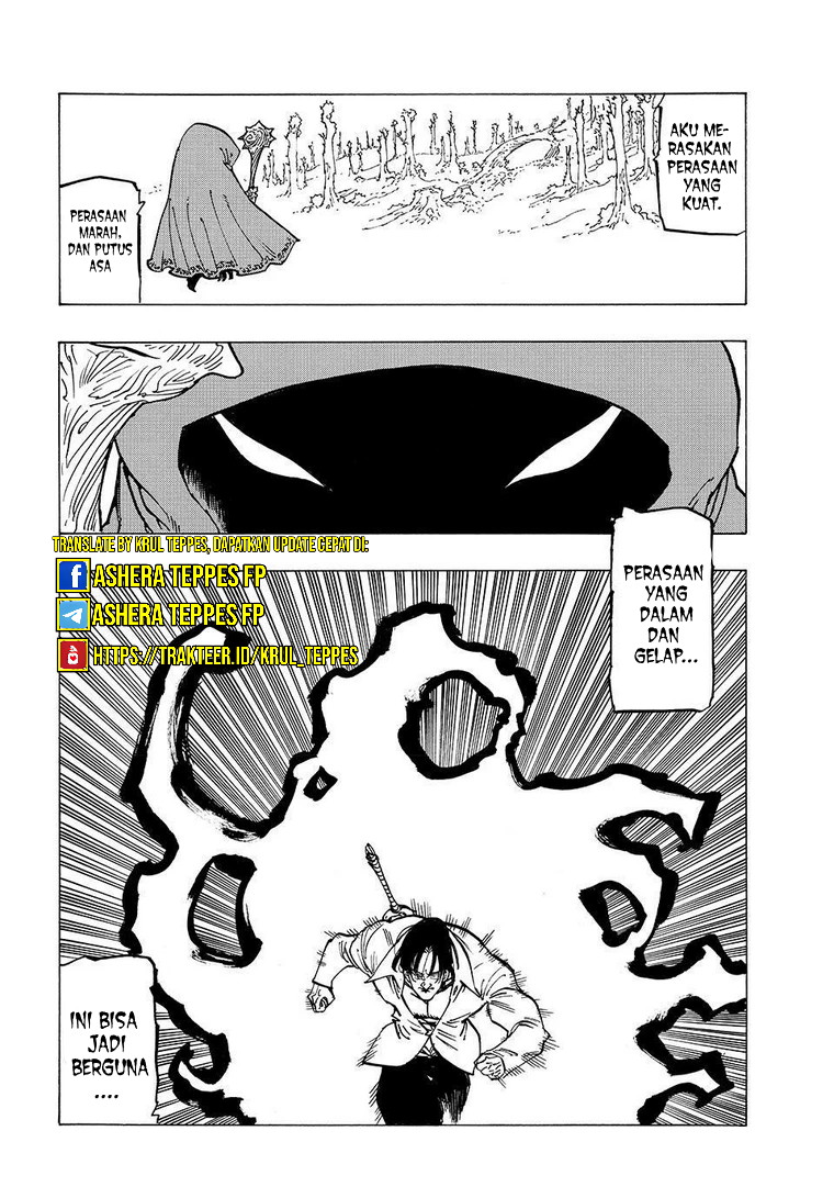 Halaman 21 dari Mokushiroku no Yonkishi Chapter 142